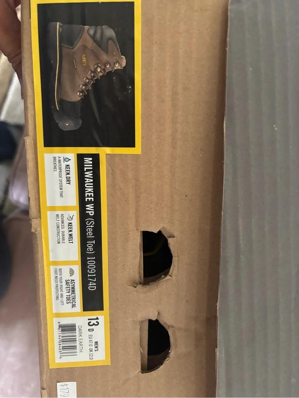 New Keen Milwaukee WP Steel Toe Boots(13)